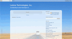 Desktop Screenshot of blog.ledora.com